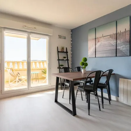 公寓 T3 Renove Face A La Dune, 6 Pers., Piscine, A Pied - - Fr-1-319-489 比斯卡罗斯